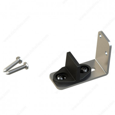 Adjustable Lower Guide For Wood Doors Stainless Steel