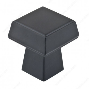 Contemporary Metal Knob - 5623 Black