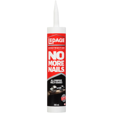 Lepage Heavy-duty Construction Adhesive 266 Ml No More Nails